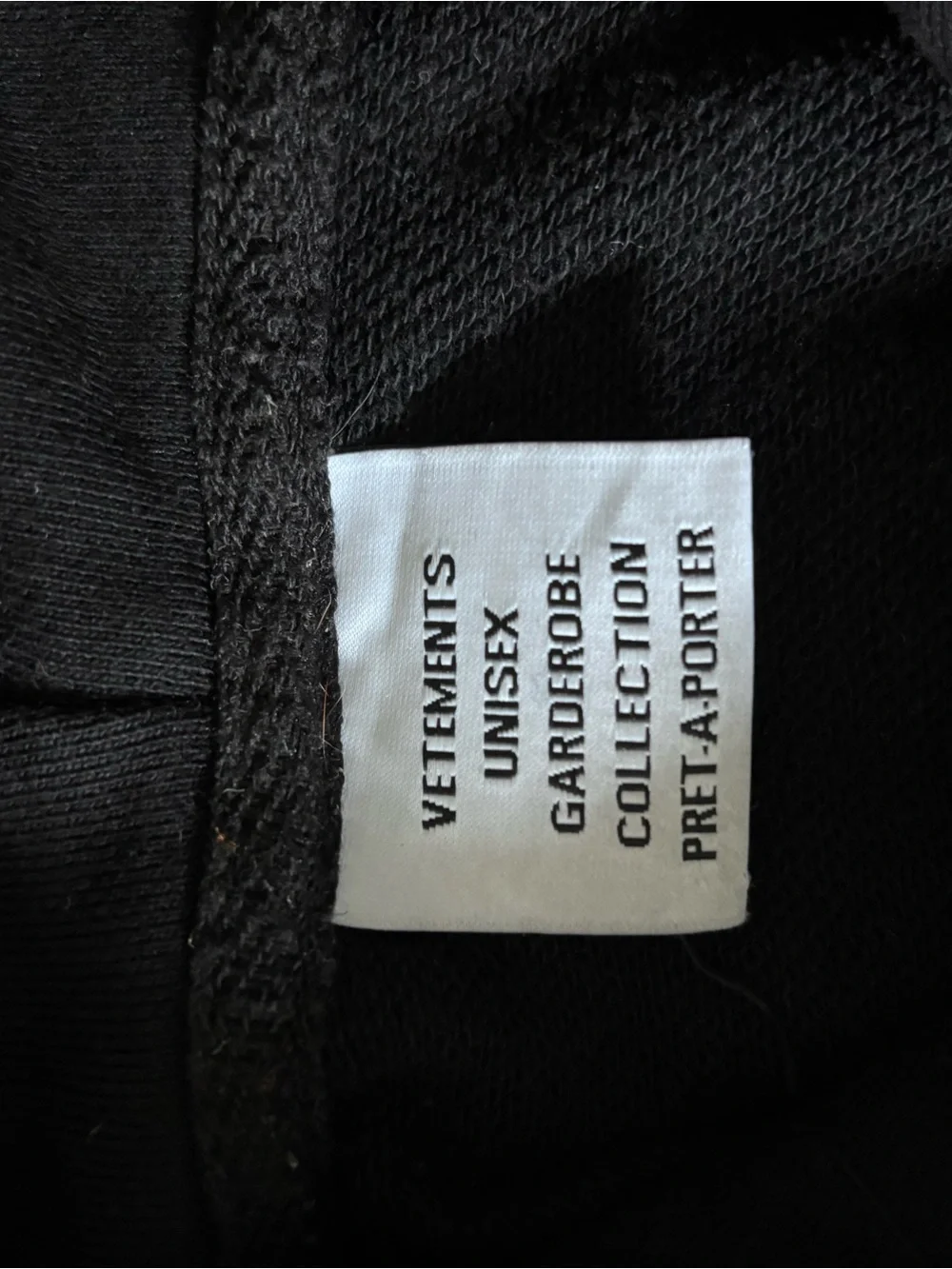 Vetements Hi-Speed Black Hoodie with White & Red Logo - Picture 5 of 6